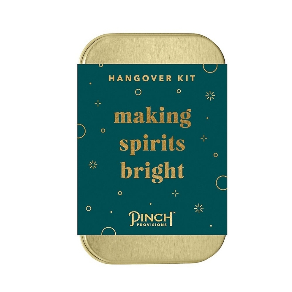 Pinch Provisions Making Spirits Bright Hangover Kit Contains 6 Essentials NWT